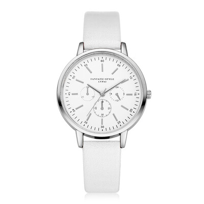 

Business Womens Watches Scale Disc Ladies Quartz Wristwatch Minimalism Leather Strap Featured Clock Fashion Zegarki Damskie