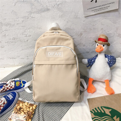 

Schoolbag female Korean version of the original ulzzang high school students ins wind bf large capacity forest department shoulder