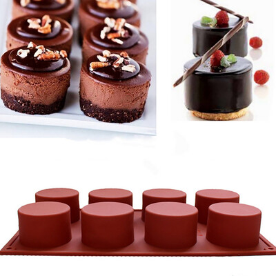 

Siaonvr Cake Mold Soap Mold Round Flexible Silicone Cookie Mould Candy Chocolate Mould