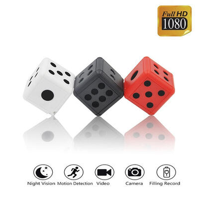 

Mini Camera SQ16 Dice Camera 1080P HD Motion Video Surveillance Camcorder Action Night Vision Recording Support TF Card12" LEN