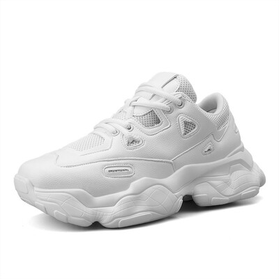 

Trends couple old shoes breathable wear-resistant soft bottom casual shoes net red white shoes sports tide mens shoes
