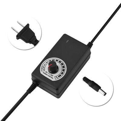 

Greensen 9-24V 1A Adjustable Power Adapter Safe PWM Modulation Stepless Voltage Adjustment Power Adapter