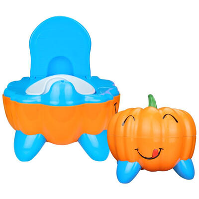 

Pumpkin Replica Child Toilet Pan Small Plastic Cartoon Baby Toilet Supplies