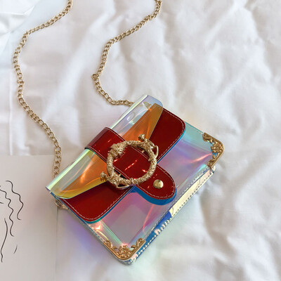 

Tailored Women Fashion Colorful Portable Jelly Bag Shoulder Bag Diagonal Package