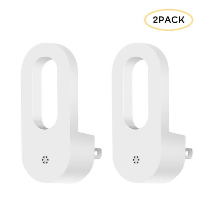

2 Pack LED Plug-in Night Light 07W Warm White Wall Lights with Dusk-to-Dawn Sensor for Nursing Baby Kids Childrens Room Bedroom