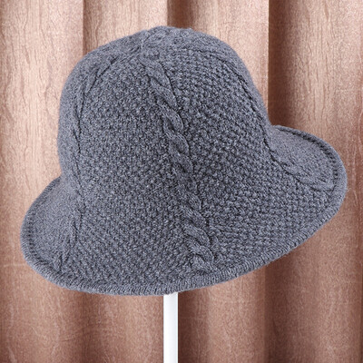 

Dongyun New autumn&winter womens wool knitted wool hat warm&fashionable pure color casual