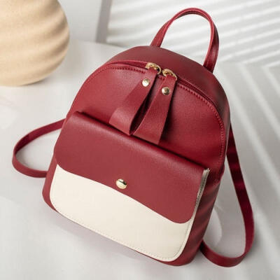 

Women&39s Small Backpack Travel PU Leather Handbag Rucksack Shoulder School Bag