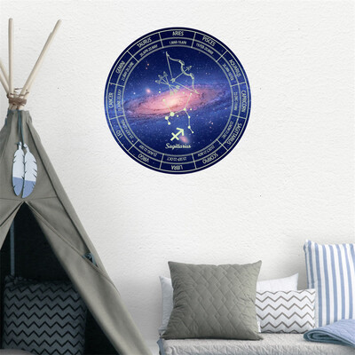 

〖Follure〗Wall Sticker Twelve Constellations Luminous Glowing Sticker Shining Stars Decor