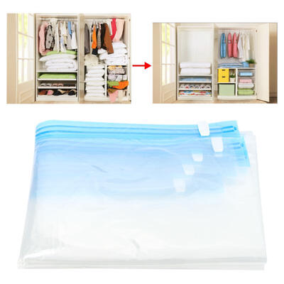 

Greensen 5Pcs Vacuum Compressed Space Saving Storage Bags Organizer for Clothes Pillow