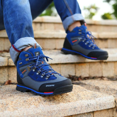 

Outdoor High-top Shoes Professional Mountain Climbing Boots Mens Hiking Shoes Sport Sneaker Water-resistant Trekking Shoes