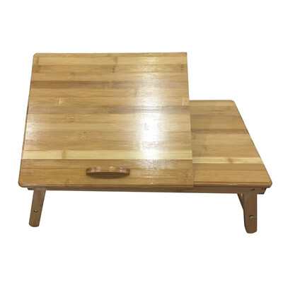 

Portable Laptop Desk Folding Foldable Lap Tray Bed Adjustable Table Stand Bamboo