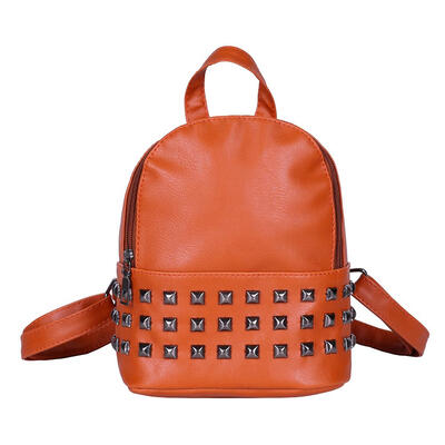 

Fashion Rivet Backpack Women PU Leather Casual Girls Shoulder Schoolbags
