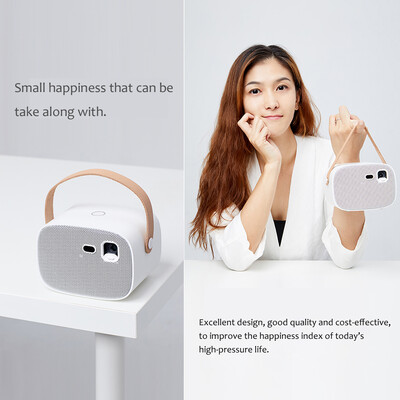 

WANBO S5 Mini DLP Projector Portable Video Projector Home Theater Dual Band WiFi Android 50 Dual 5W Speaker Full HD Projector