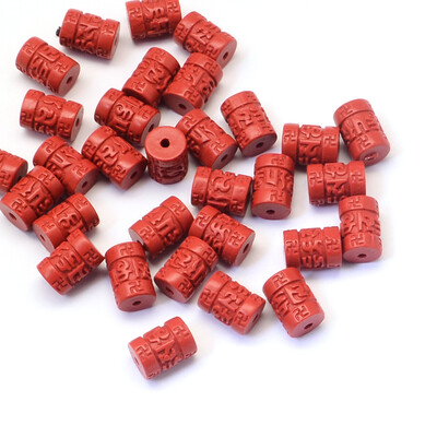 

Column Cinnabar Beads FireBrick 8x112mm Hole 12mm