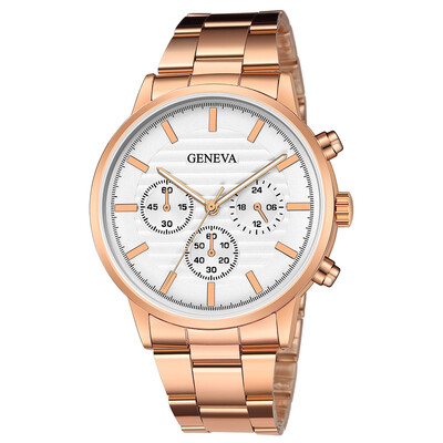 

Gobestart Mens Stainless Steel Quartz Analog Date Wrist Watch Sport Watches Gifts