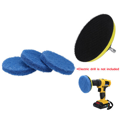 

〖Follure〗3PCS Bathroom Kitchen Cleaning Drill Brush Set Power Scrub Pad Cleaning Kit Cleaning Scouring Pads