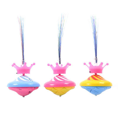 

Electric Crown Gyro LED Light Music Flashing Spinning Top Drift Toys Gifts