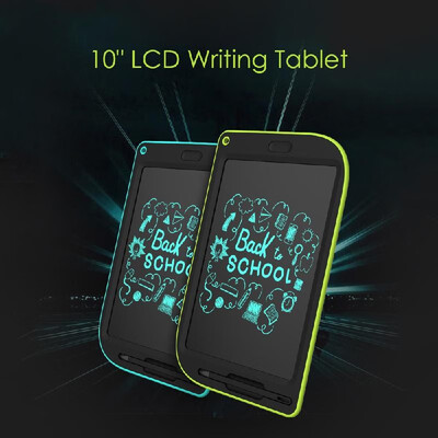 

Portable LCD Writing Tablet 10" Handwriting Pad Digital Drawing Board Small Blackboard Graphics Paperless with Pen Built-in Button
