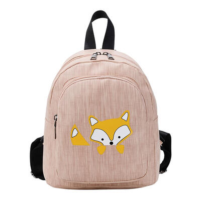 

Cute Cartoon Fox Print Backpacks Women Travel School Bags Girls Book Bags