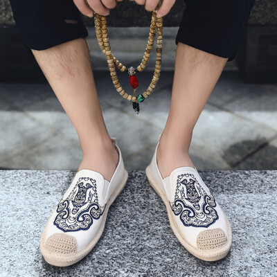 

Net red with the peas shoes Korean version of the trend of mens shoes lazy one pedal social group tide shoes mens shoes