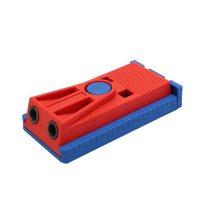 

Plastic Oblique Hole Jig Kit System for Wood Working Punch Locator with 95mm Puncher&Random Color Plug Woodworking Tool Set