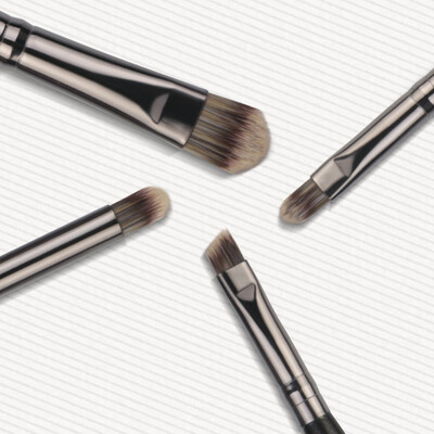 

〖Follure〗4Pc Makeup Brushes Set Powder Foundation Eyeshadow Eyeliner Lip Cosmetic Brush