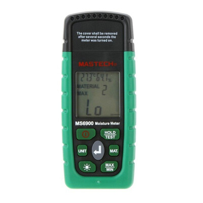 

MS6900 Mastech higrometre Mini Digital Moisture Meter Wood LumberConcrete Buildings Humidity Tester with LCD Display