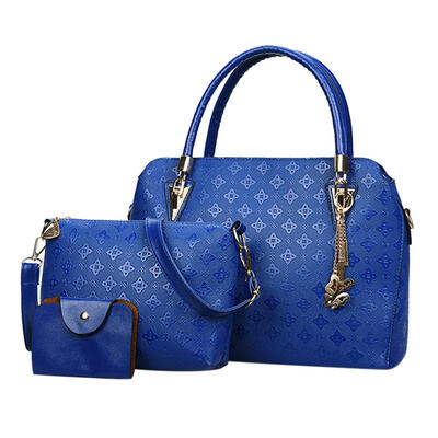 

3pcsSet Elegant Women OL PU Leather Crossbody Shoulder Card Handbags Totes
