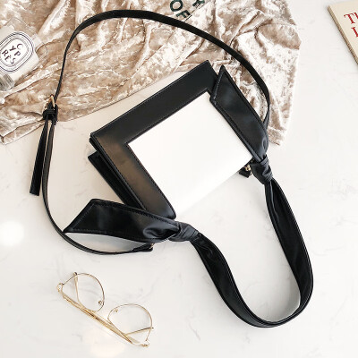 

2018 Casual Women Handbag Panelled Crossbody Bags Female Messenger Bag Girls Fashion Small PU Leather Simple Lady Shoulder Bag