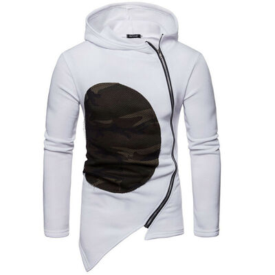 

Men Slim Fit Athletic Gym Muscle Hoodies T-shirt Tops Hooded Long Sleeve Blouse