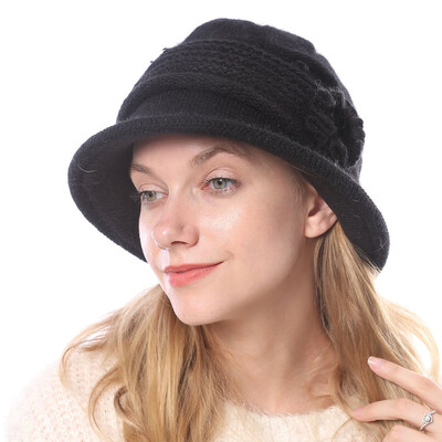 

Tailored New Women Girls Keep Warm Winter Casual Knitted Hat Wool Hemming Hat Ski Hat