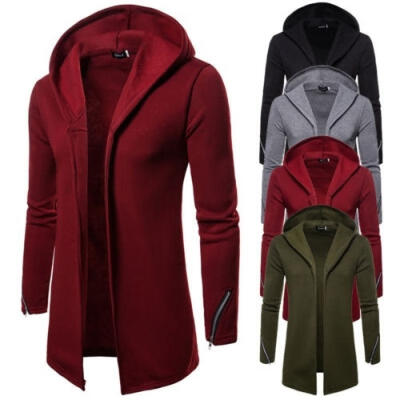 

Mens Winter Warm Fleece Cargiant Thick Trench Parka Jackets Coats Winter Trench