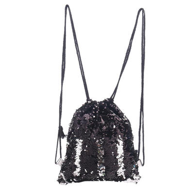 

Sequins Sport Travel Backpacks Women School Bags Preppy Drawstring Knapsack