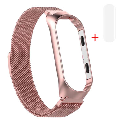 

〖Follure〗Milanese Magnetic Stainless Steel Watch Band Strap Film For Xiaomi Mi Band 4