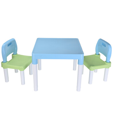 

Gobestart Plastic Kids Table And 2 Chairs Set Set For Boys Or Girls Toddler