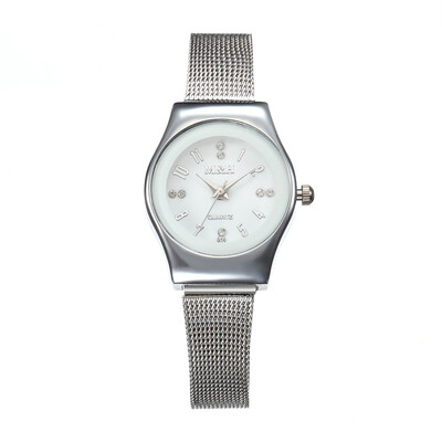 

Stainless steel digital scale mesh with alloy ladies quartz watch fine strap watch female models