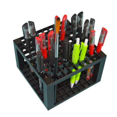 

〖Follure〗96 Hole Plastic Pencil&Brush Holder Desk Stand Organizer Holder for Drawing