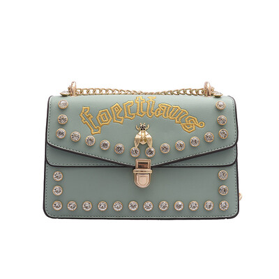 

Tide letter Korean version of the wild Messenger box small square bag
