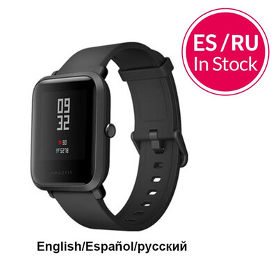 

New Original Xiaomi Mi Huami Amazfit Bip Smart Watch 128 Smartwatch Pace Lite Bluetooth 40 GPS GLONASS Heart Rate 45 Days IP68
