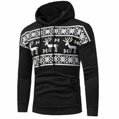 

Mens HOODIE PULLOVER Sweatshirts Fleece Casual Sports Active Hooded Shirt Heavy