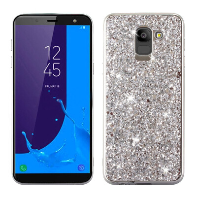 

MOONCASE Samsung Galaxy J6 Glitter TPU-Silver