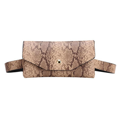 

Snake Shoulder Waist Bags Fanny Belt Packs Women Flap Crossbody Chest Bags