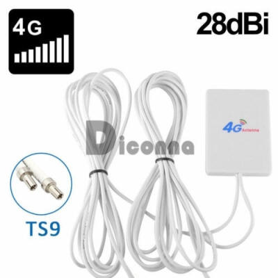 

28dBi 4G 3G LTE TS9 Broadband Antenna Signal Amplifier For Mobile Router