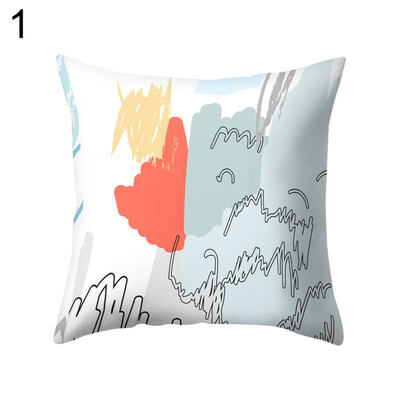 

Dot Abstract Sketch Throw Pillow Case Cushion Cover Sofa Bed Car Office Decor