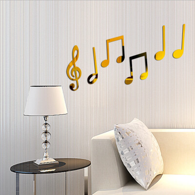 

Gobestart Removeable Vinyl Art Musical Note Wall Sticker Wall Home Decor Mural DIY Decals
