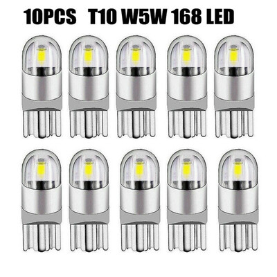 

10Pcs Set Car Interior Reading Light For LED 360 Degree Beam 6500K 12V DC White