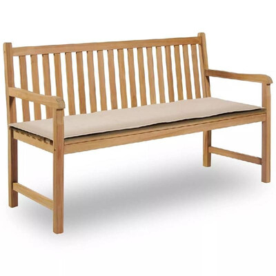 

Garden Bench Cushion Cream 59"x197"x118