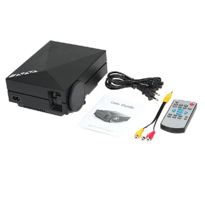 

GM60A Mini LED Projector Wireless Display WiFi Beamer 1000 Lumen 1080p Pixels Contrast Ratio 1000 1 Miracast Airplay DLNA with