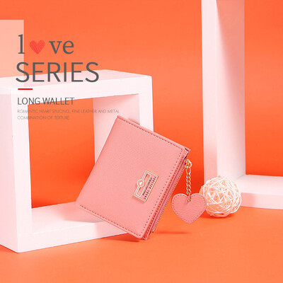 

Tailored Women Short Wallets Mini Money Purses Small Fold Female Coin Purse Card Holder