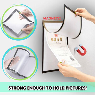 

Siaonvr Slam Proof Magnetic Photo Frame Magnetic Picture Frame Refrigerator Wall Decor